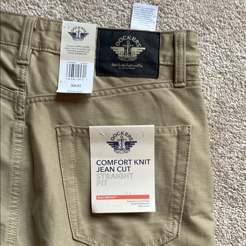 Men’s Dockers comfort knit Jean cut straight pants 30x32